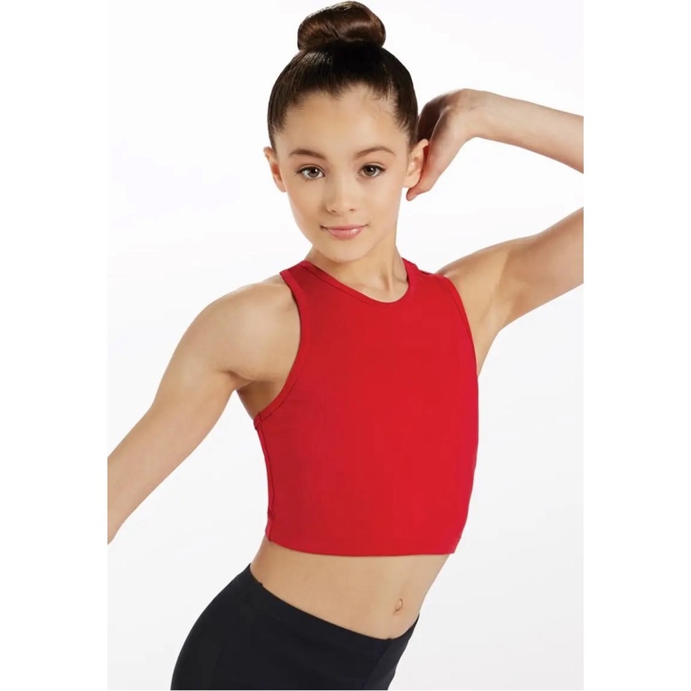 Weissman Red Dance Crop Top SA Jazz Contemporary Lyrical